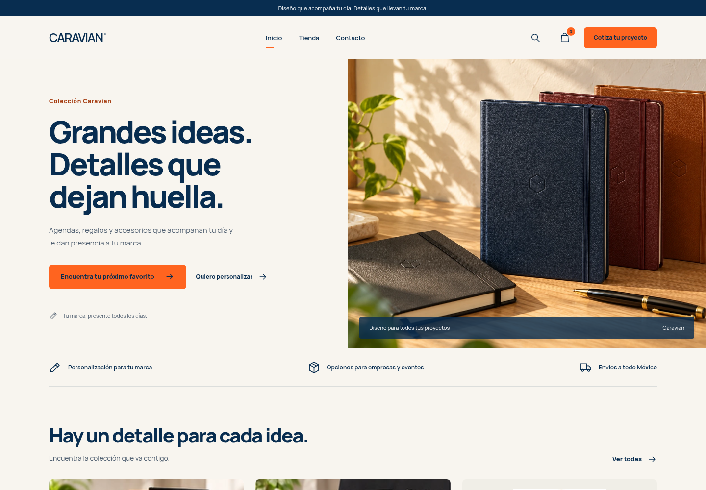 Vista de la propuesta Esencial