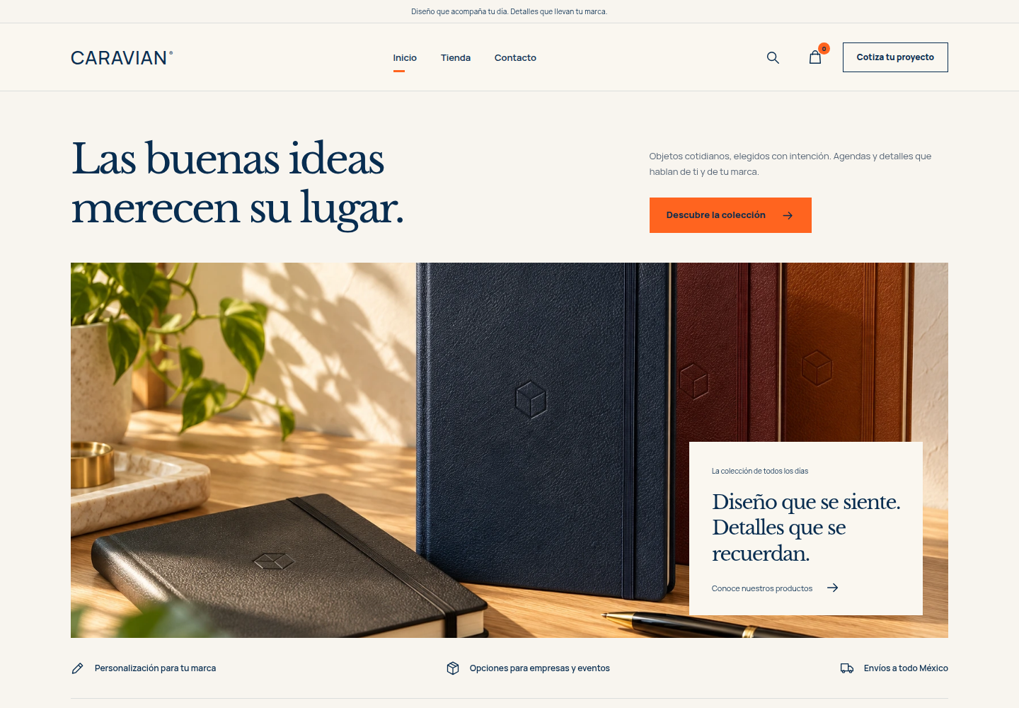 Vista de la propuesta Editorial